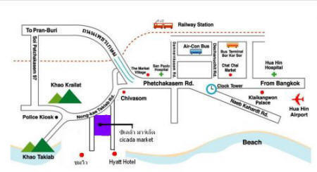 แผนที่ ตลาดจั๊กจั่น